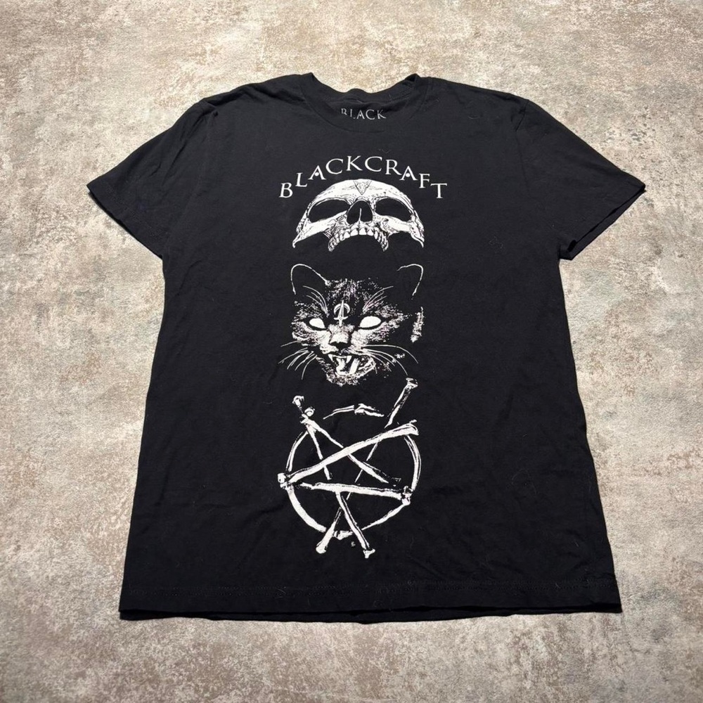 Women's Black Graphic Tee